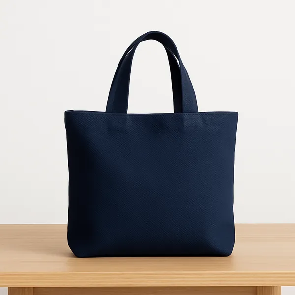 bolso loneta azul marino