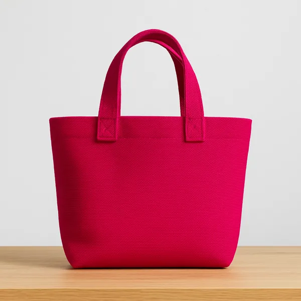 bolso loneta fucsia