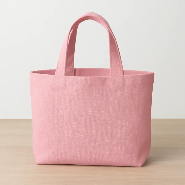 bolso loneta rosa claro