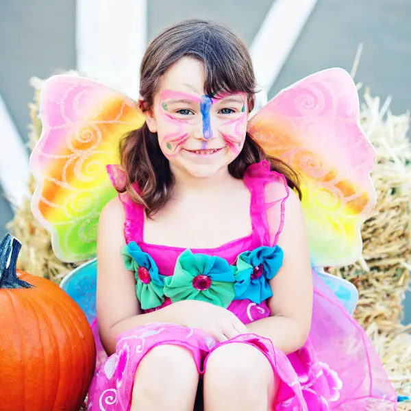 disfraz con tela de tul